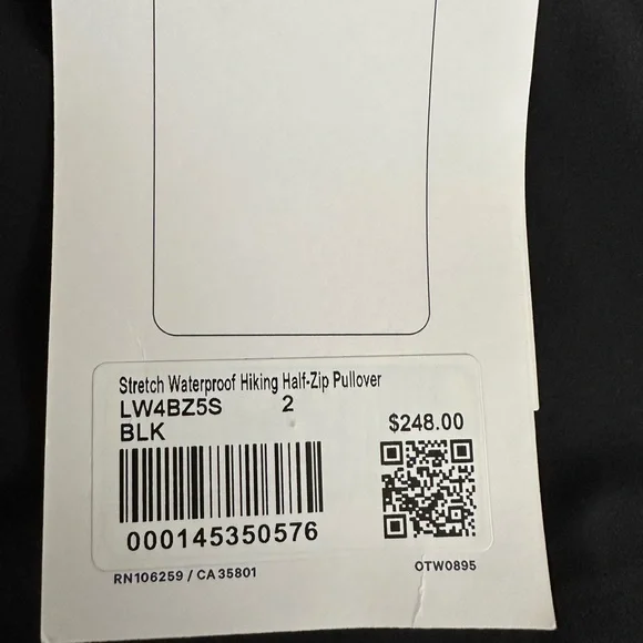 Lululemon Stretch Waterproof Hiking Half-Zip Pullover - Picture 10 of 11